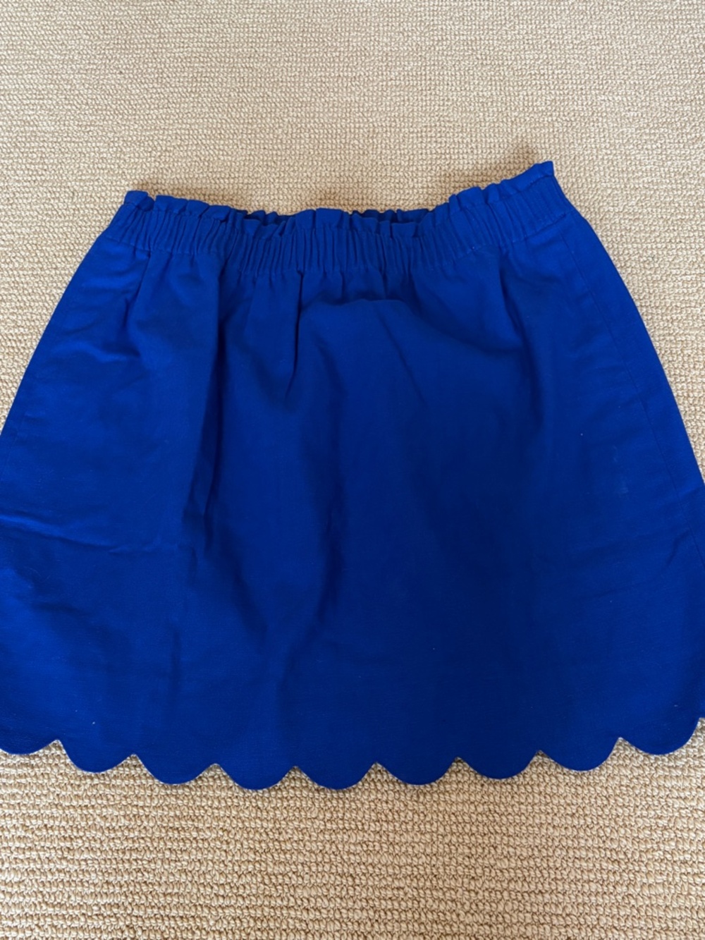 Women's J. Crew Scalloped Mini Skirt, Size 10 NWT